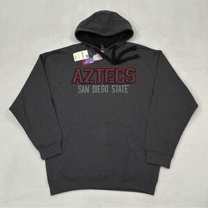 NCAA SDSU San Diego State Aztecs Ouray Dark Gray Hoodie Sweatshirt Men’s Size S